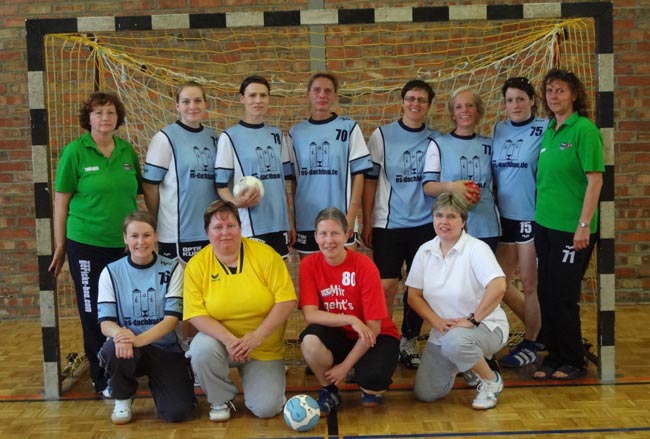 Post SV Magdeburg-Handballfrauen, im Juni 2013
